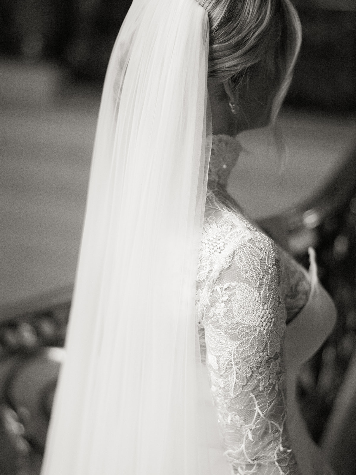 details on the wedding dress